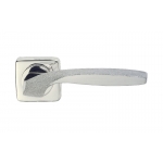 Quadrata Jewellery PFS Pasini Door Handle with Rose and Escutcheon