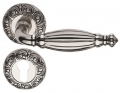 Queen Classique PFS Pasini Brass Door Handle with Round Rosette