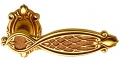 Ramses Classique PFS Pasini Brass Door Handle with Rosette and Escutcheon Plate
