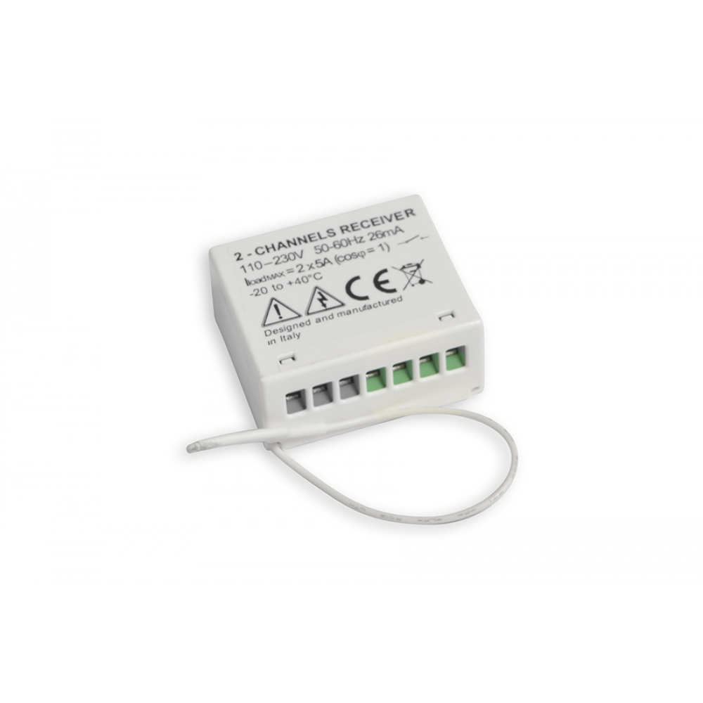 2-Channel Recessed Radio Receiver RR2-M Nekos