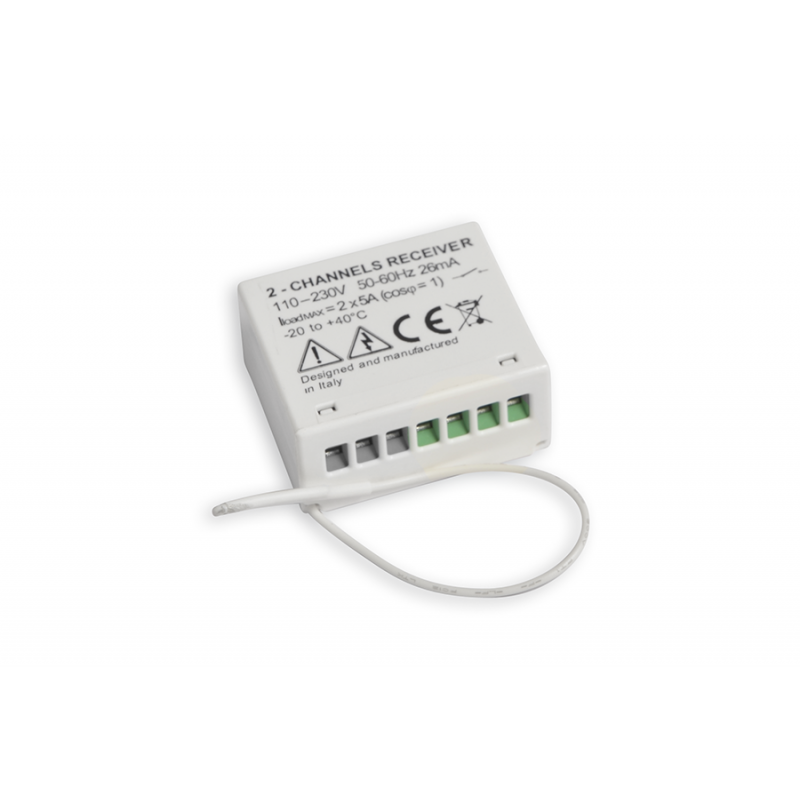 2-Channel Recessed Radio Receiver RR2-M Nekos