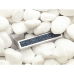 Riflesso Blue Rocks Door Handle on Rosette Linea Calì Crystal