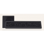 Riflesso Jet Rocks Door Handle on Rosette Linea Calì Crystal