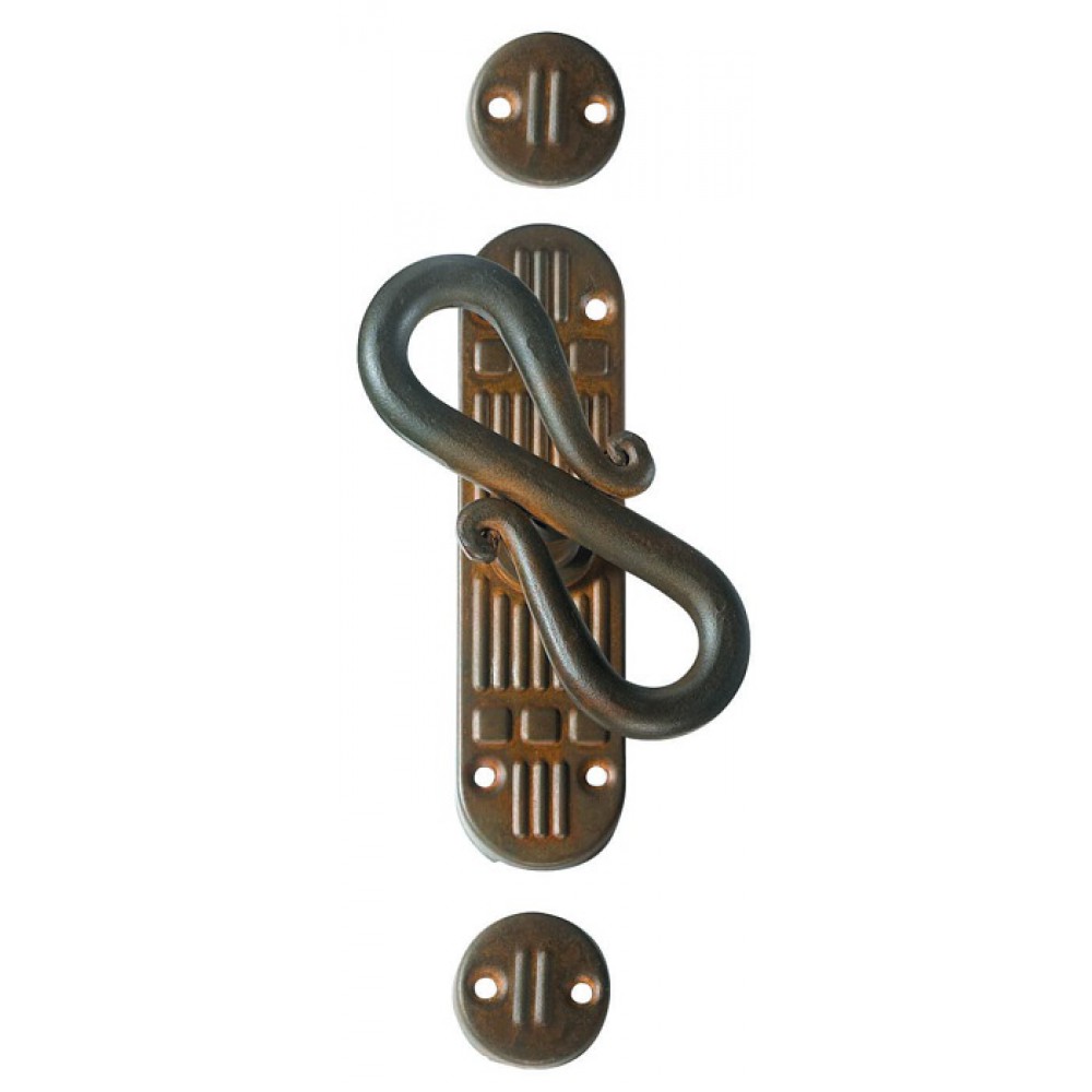 Rome Galbusera Cremone Bolt for External Rod Wrought Iron