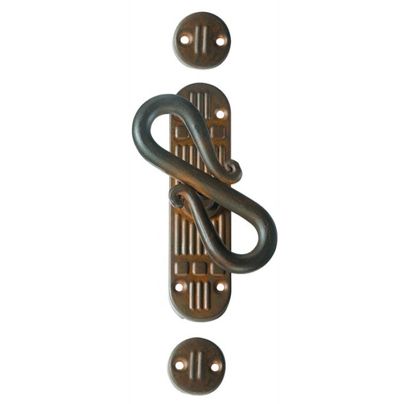 Rome Galbusera Cremone Bolt for External Rod Wrought Iron