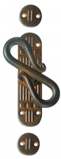 Rome Galbusera Cremone Bolt for External Rod Wrought Iron