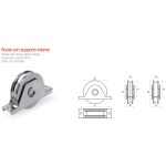 Wheel with Internal Support for Sliding Gate Adem