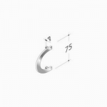 pba 2045 WC Pictogram in Stainless Steel AISI 316L