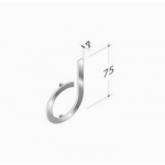 pba 2045 WC Pictogram in Stainless Steel AISI 316L