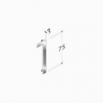 pba 2045 WC Pictogram in Stainless Steel AISI 316L