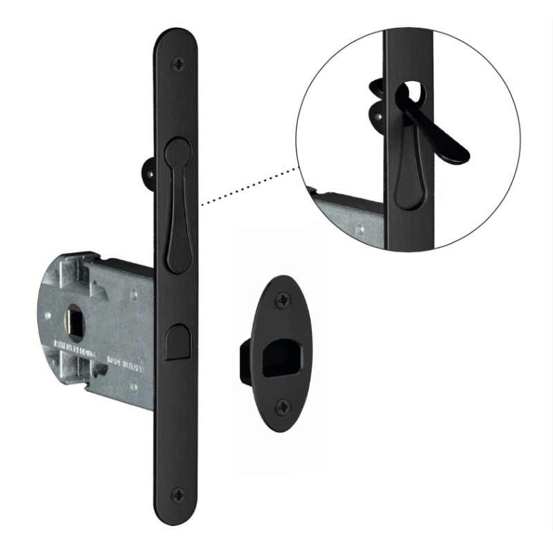 Lock for Sliding Wooden Doors with Driver Reguitti S01SR50T