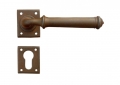 Tallin 1 Galbusera Door Handle with Rosette and Escutcheon Plate