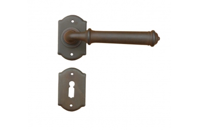 Tallin 2 Galbusera Door Handle with Rosette and Escutcheon Plate