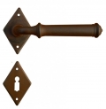 Tallin 3 Galbusera Door Handle with Rosette and Escutcheon Plate