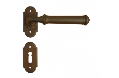 Tallin 4 Galbusera Door Handle with Rosette and Escutcheon Plate