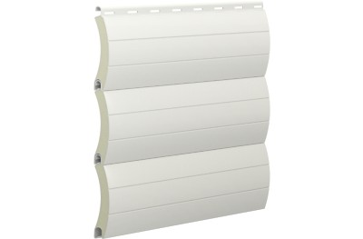 Aluminum Roller Shutter High Density Sipar T58 Curved Profile 12.8x55