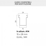 PVC Aluminum Shutter Duero 40 to Isolate the House between Inside and Outside