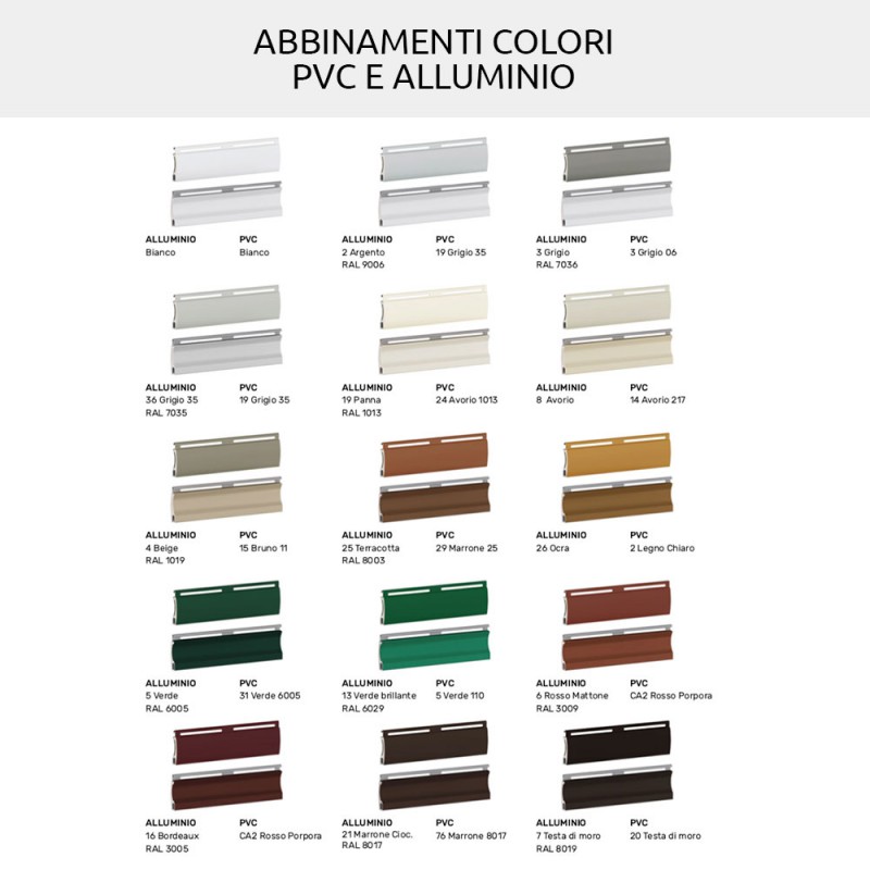 PVC Aluminum Shutter Duero 40 to Isolate the House between Inside and Outside