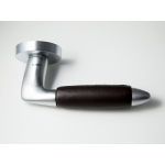 Totem Handcrafted Leather Door Handle by Hand in Italy by Mandelli