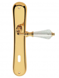 Veronica Door Handle on Plate Linea Calì Crystal