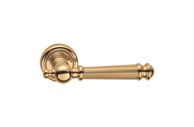 Veronica Series Epoque forme Door Handle on Round Rosette Frosio Bortolo Ideal for Home Restoration