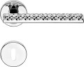 Vision Zincral Linea Calì Door Handle with Embossed Grip