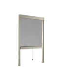 Mosquito Net Bettio Alba Cassone Square and Headphones Telescopic Vertical Spring