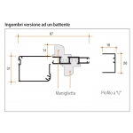Mosquito Net Bettio Flash 1 Swing magnet 31 with windproof Side Guide
