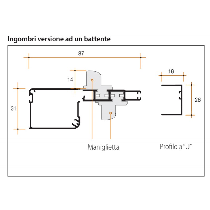 Mosquito Net Bettio Flash 1 Swing magnet 31 with windproof Side Guide
