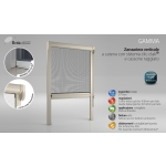 Mosquito Net Bettio range Click-Clack Cassone rounded Vertical Chain