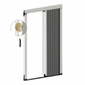 Lateral Pleated Mosquito Net Thickness 22 mm for Balcony Door 1 Plissé Door Zanzar Sistem